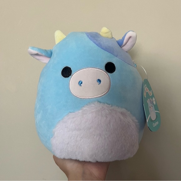 Squishmallows Other - NWT 8” Clayton the Cow Squishmallow